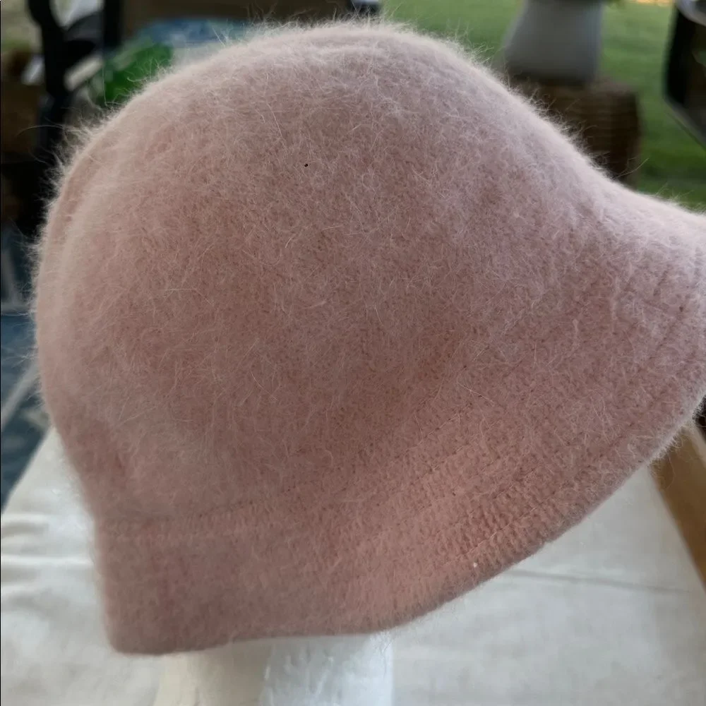 Vtg 90’s Style Angora Blend Bucket Hat O/S